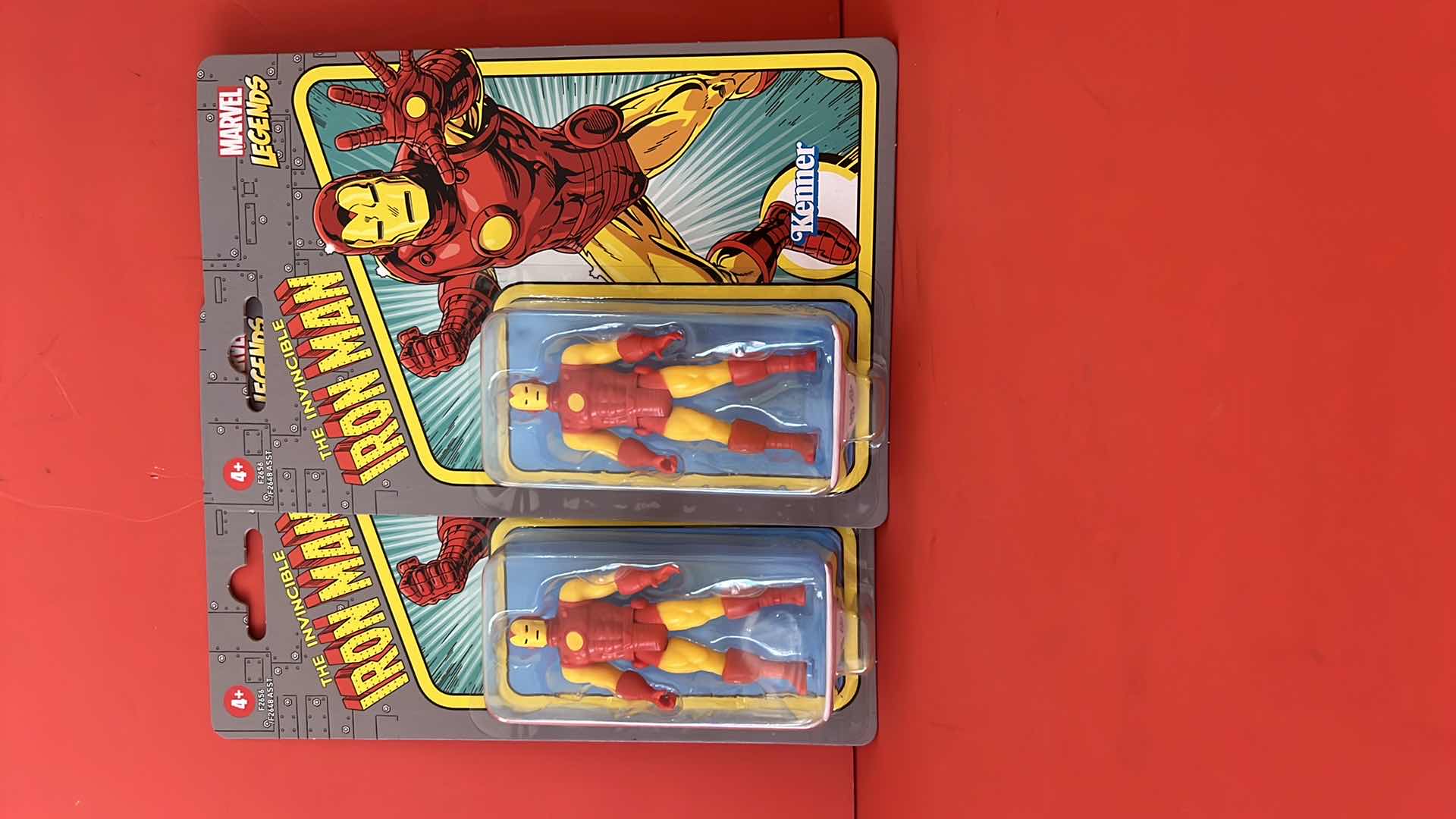 Photo 1 of 2-BRAND NEW KENNER MARVEL THE INVINCIBLE IRON MAN ACTION FIGURES $25