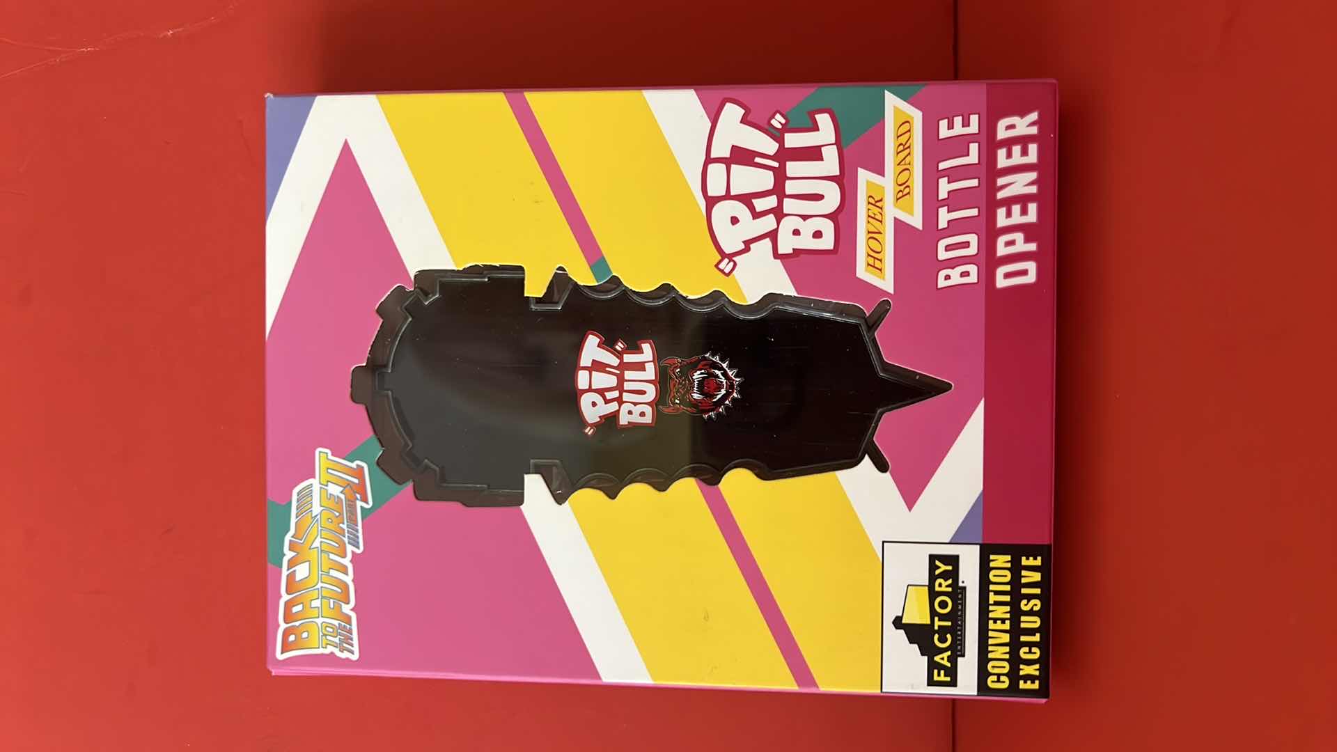 Photo 1 of BRAND NEW BACK TO THE FUTURE PART ll PIT BULL HOVER BOARD BOTTLE OPENER $30