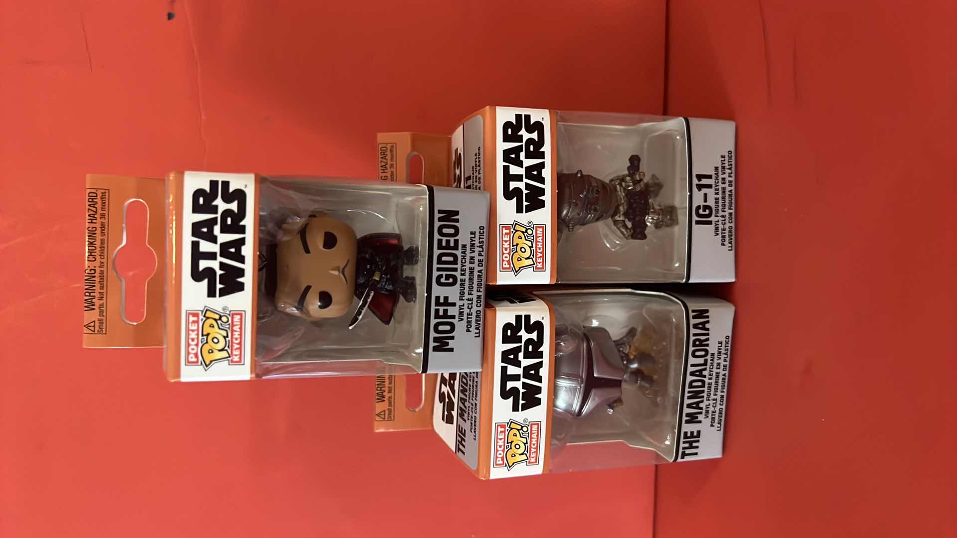 Photo 1 of 3-BRAND NEW FUNKO “STAR WARS” VINYL FIGURE KEYCHAIN