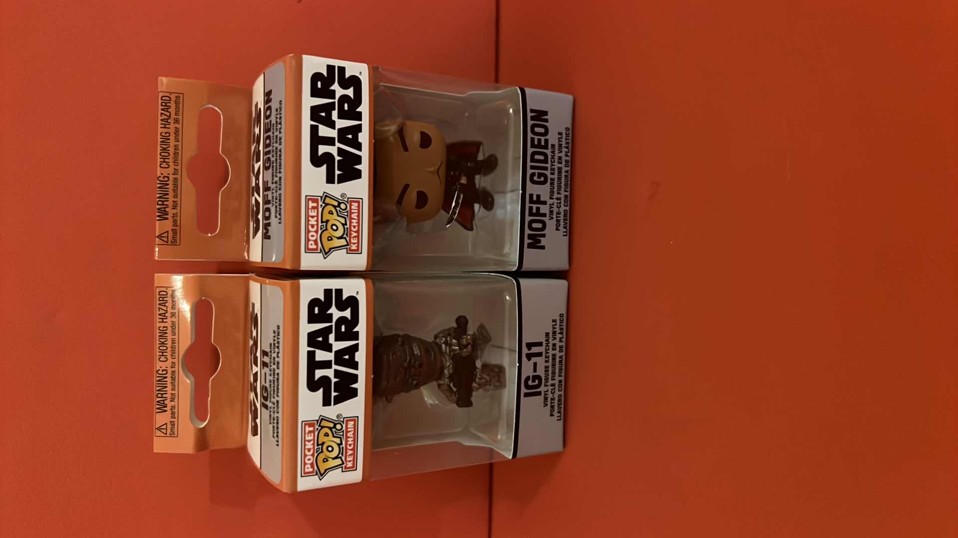 Photo 1 of 2-BRAND NEW FUNKO “STAR WARS” VINYL FIGURE KEYCHAIN