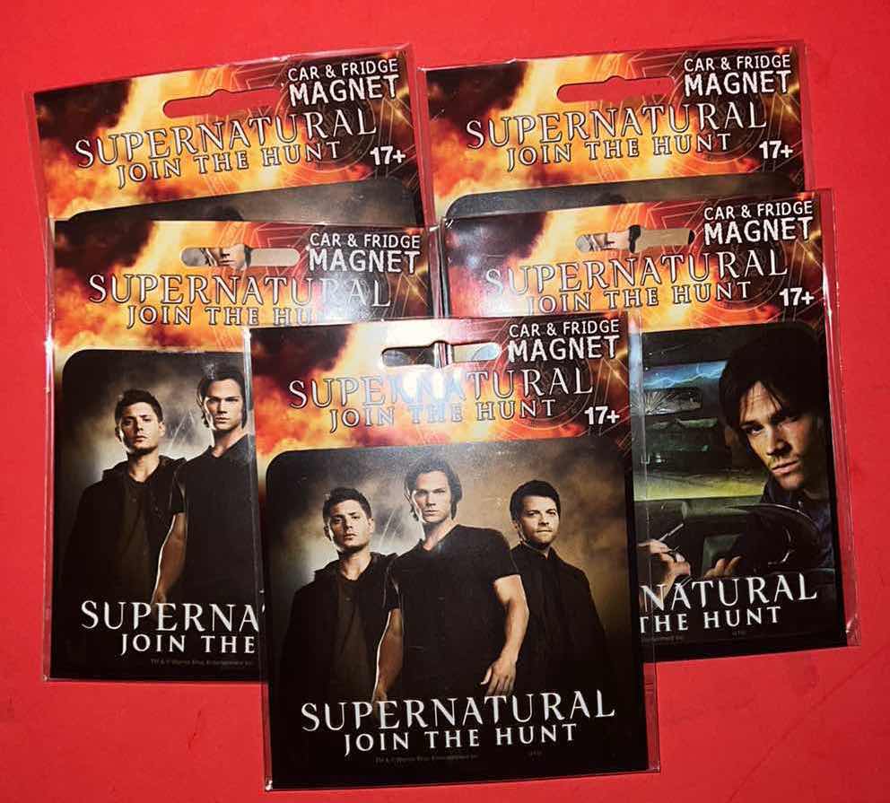 Photo 1 of 5-SUPERNATURAL JOIN THE HUNT CAR & FRIDGE MAGNETS