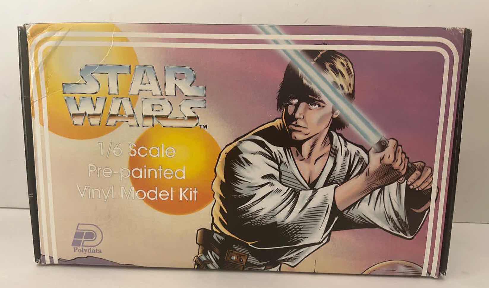 Photo 1 of BRAND NEW STAR WARS PRE-PAINTED LUKE SKYWALKER 1/6”SCALE VINYL MODEL KIT