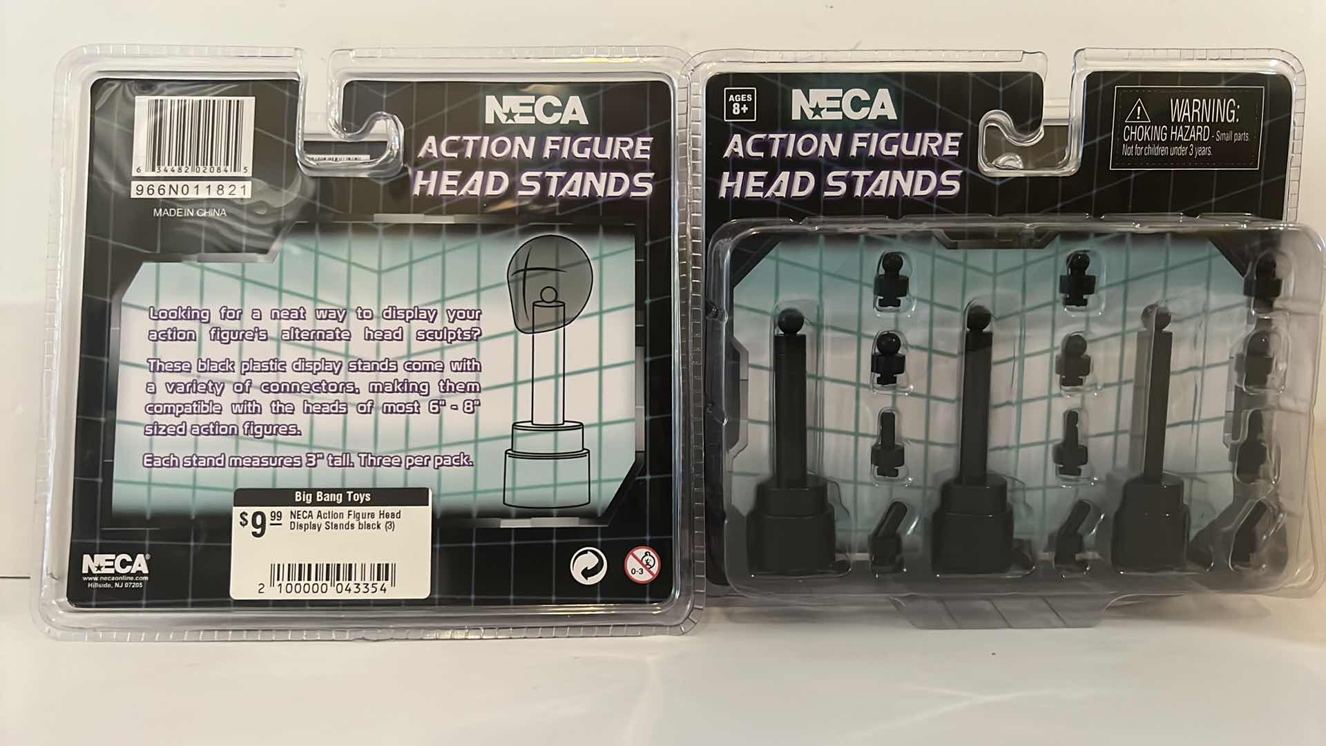 Photo 1 of 4 PKGS-BRAND NEW NECA ACTION FIGURE HEAD STANDS $49