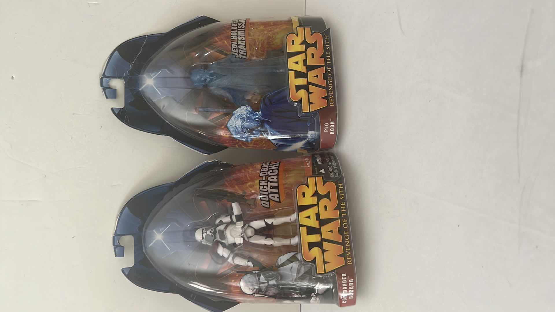Photo 1 of 2-BRAND NEW STAR WARS REVENGE OF THE SITH ACTION FIGURES $25