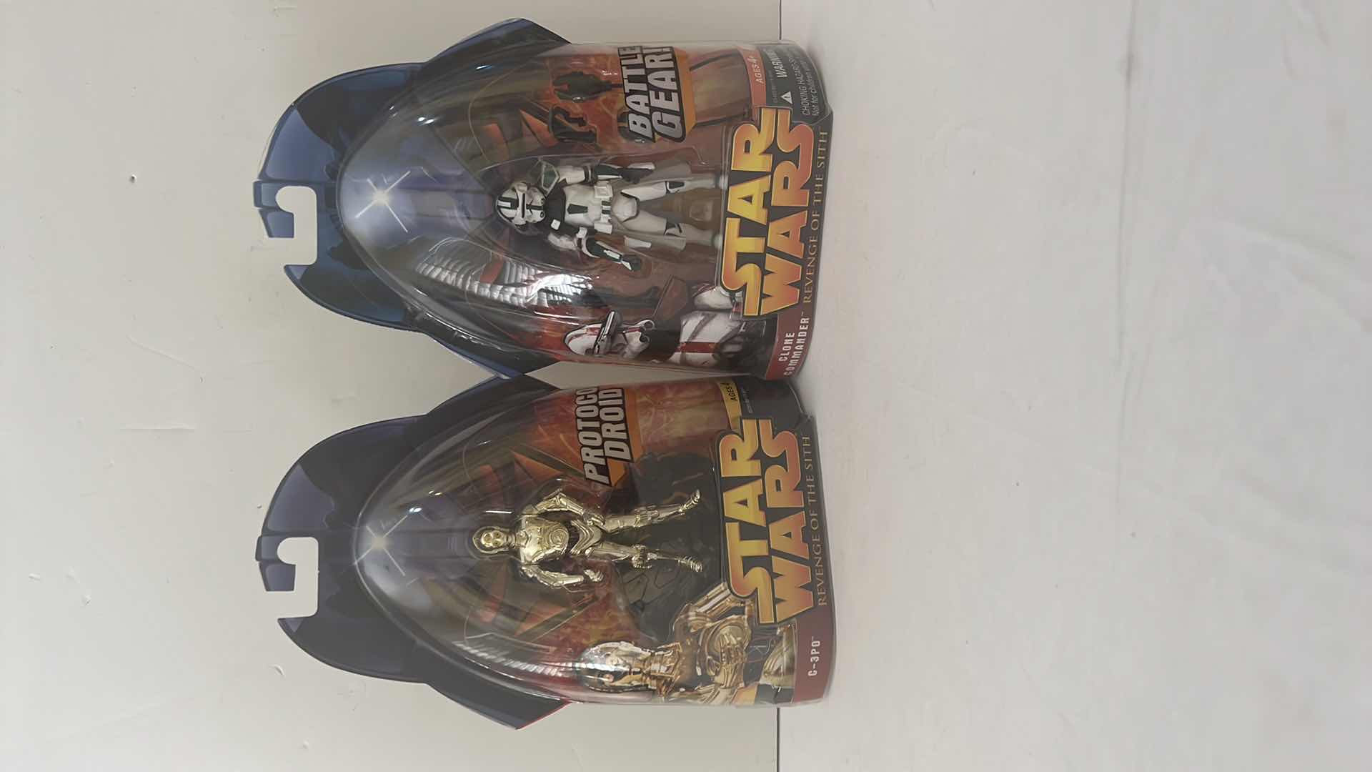 Photo 1 of 2-BRAND NEW STAR WARS REVENGE OF THE SITH ACTION FIGURES $25