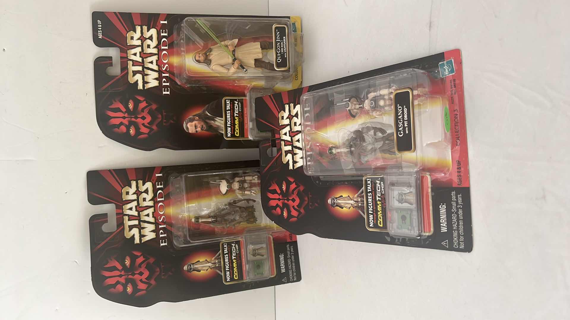 Photo 1 of 3-BRAND NEW STAR WARS EPISODE 1 ACTION FIGURES