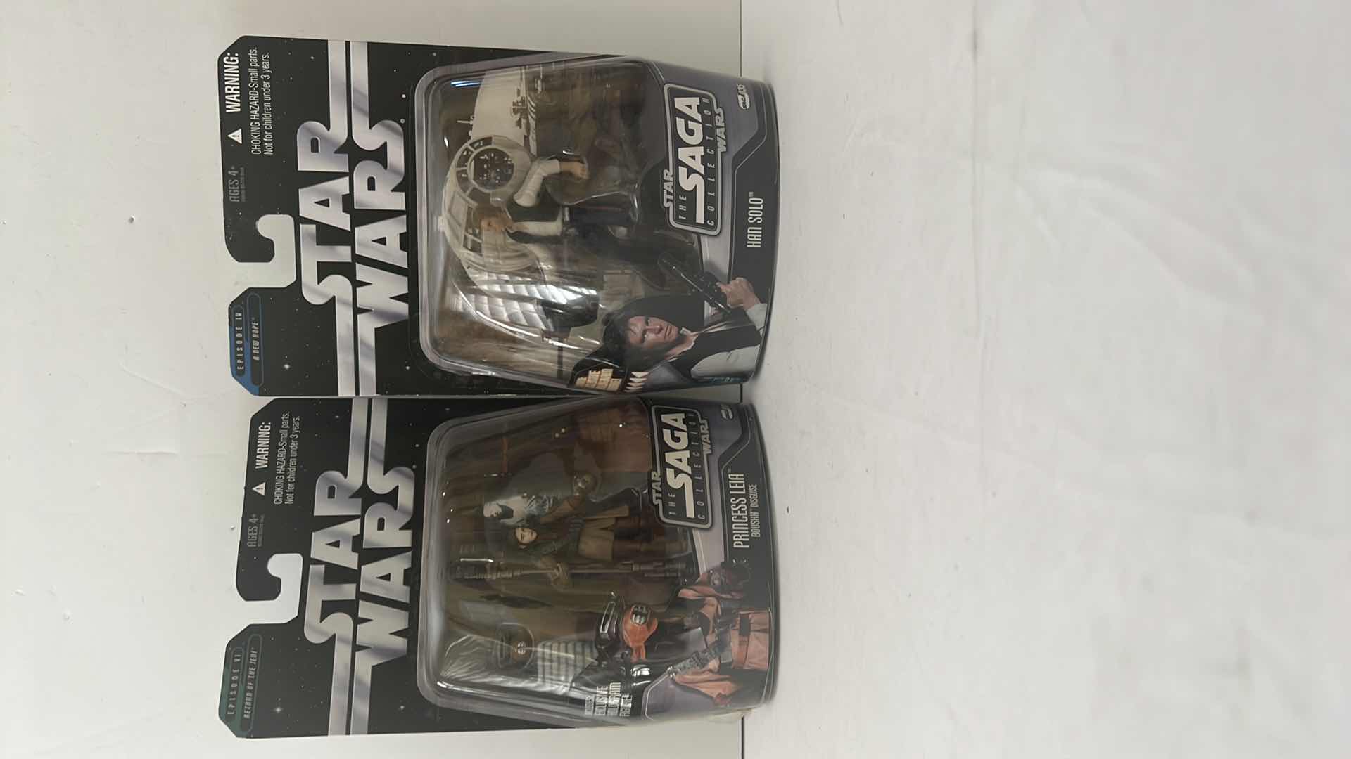 Photo 1 of 2-BRAND NEW STAR WARS THE SAGA COLLECTION ACTION FIGURES