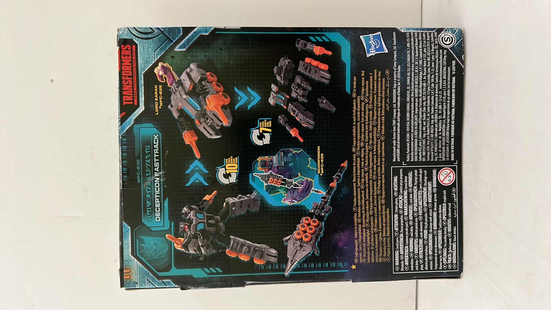 Photo 2 of BRAND NEW HASBRO TAKARA TOMY TRANSFORMERS “DECEPTICON FASTTRACK” TRANSFORMER