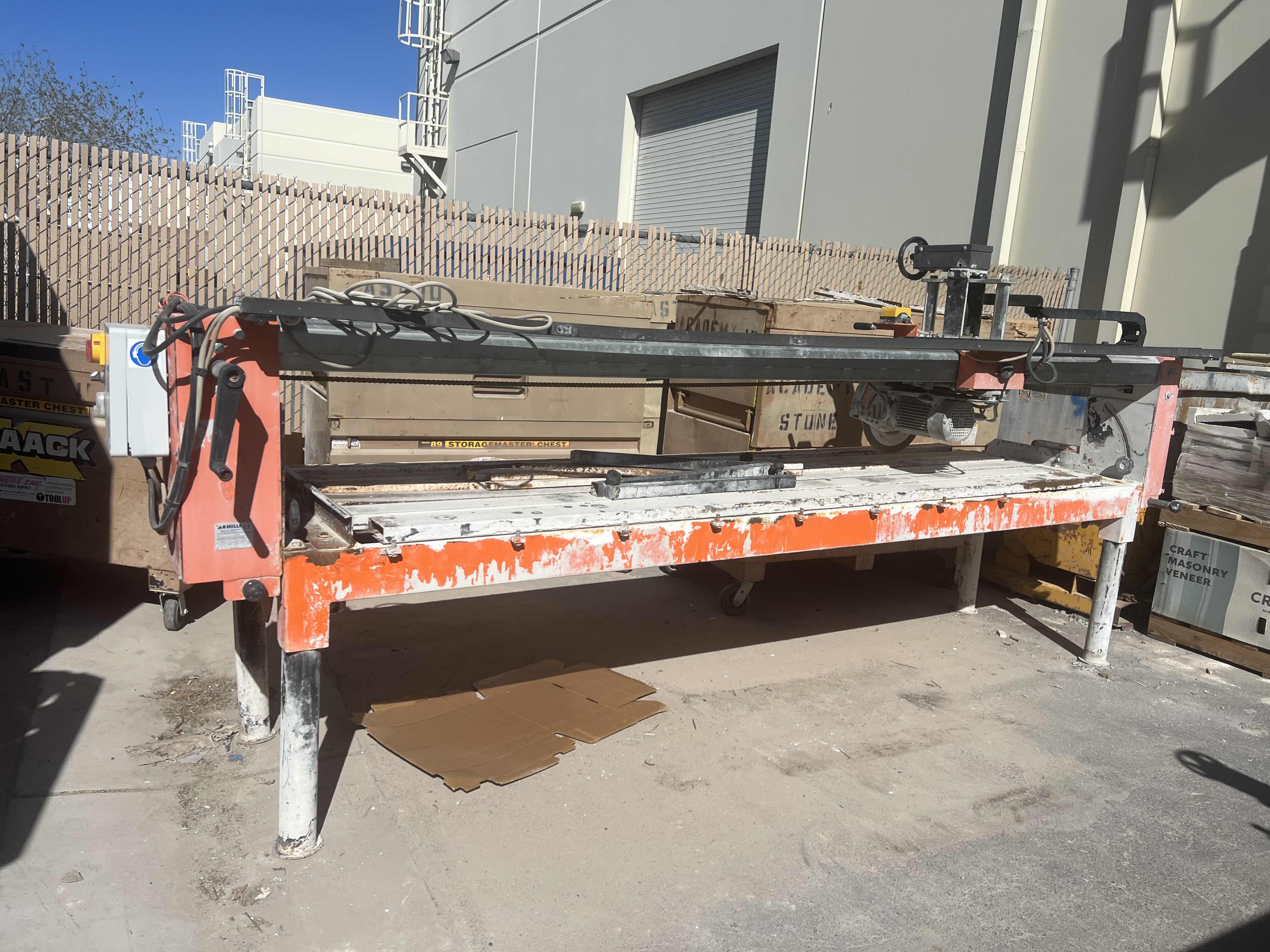 Photo 2 of ARCHILLI AFR MOTORIZED BENCH SAW (USED, WORKS)