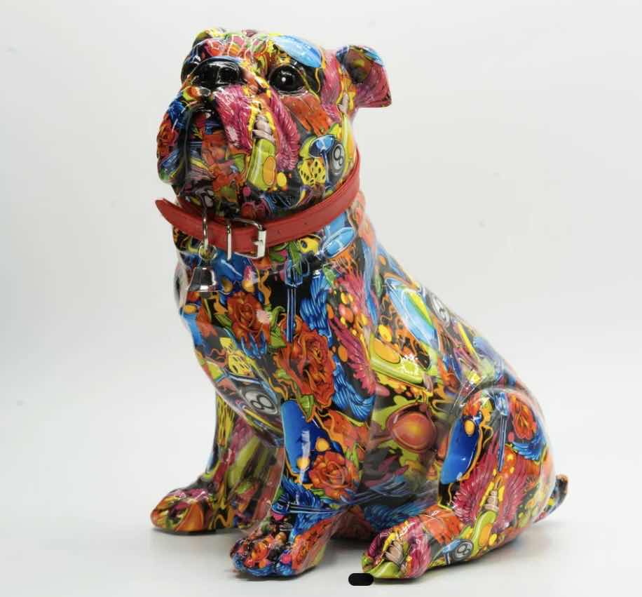 Photo 1 of BRANI COLORFUL BULLDOG 9” x 10” 11”