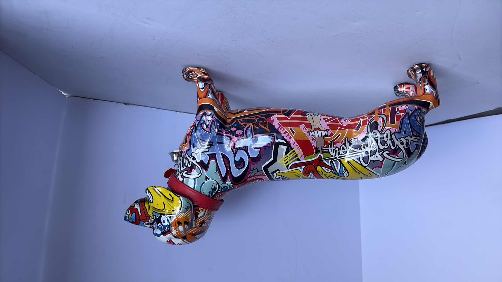 Photo 1 of BRANI COLLECTION CERAMIC FIGURES GRAFFITI DACHSHUND 18”X5”X9”H