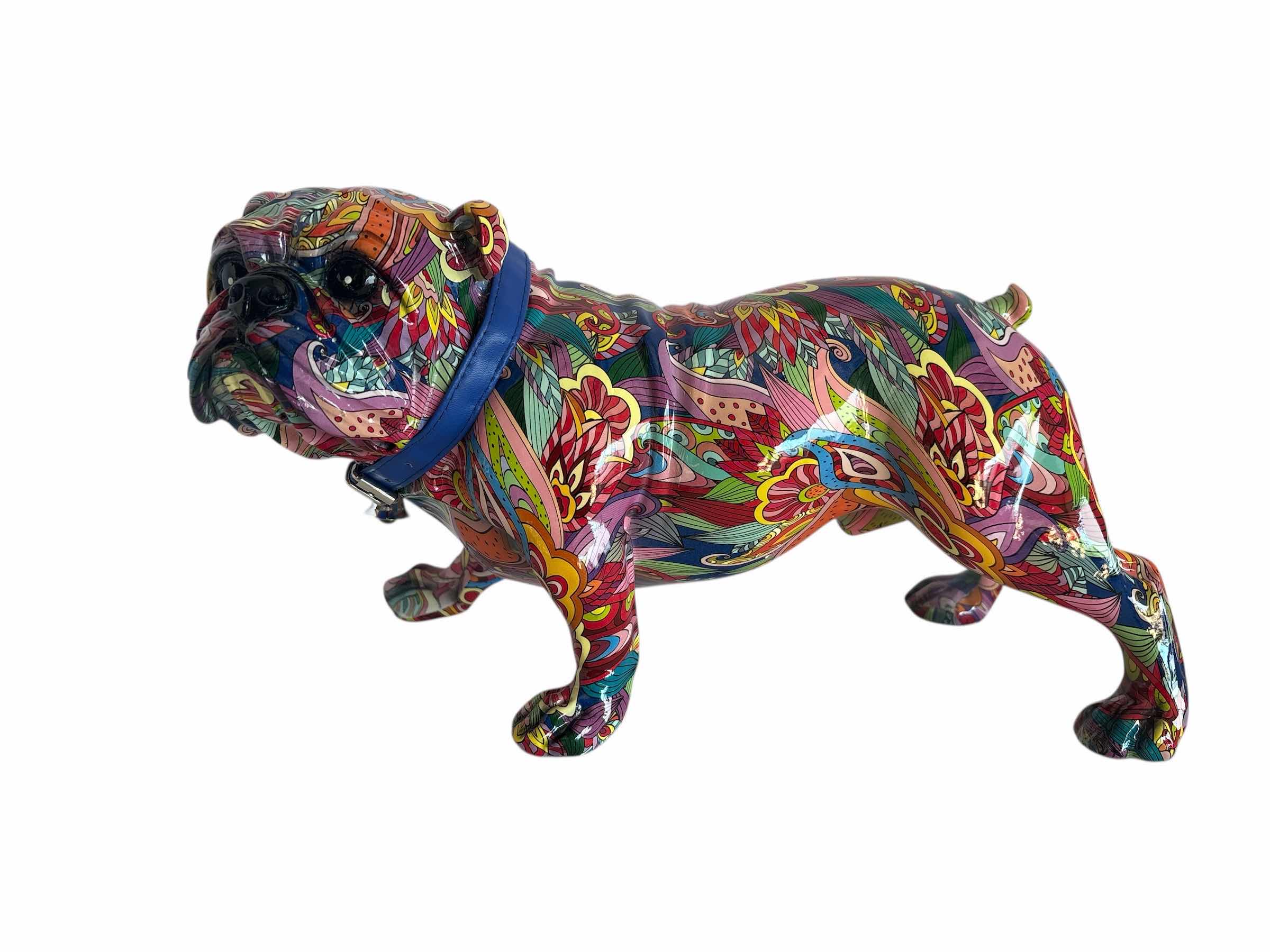 Photo 1 of BRANI COLLECTION CERAMIC FIGURES GRAFFITI BULLDOG 15”X7”X8”H