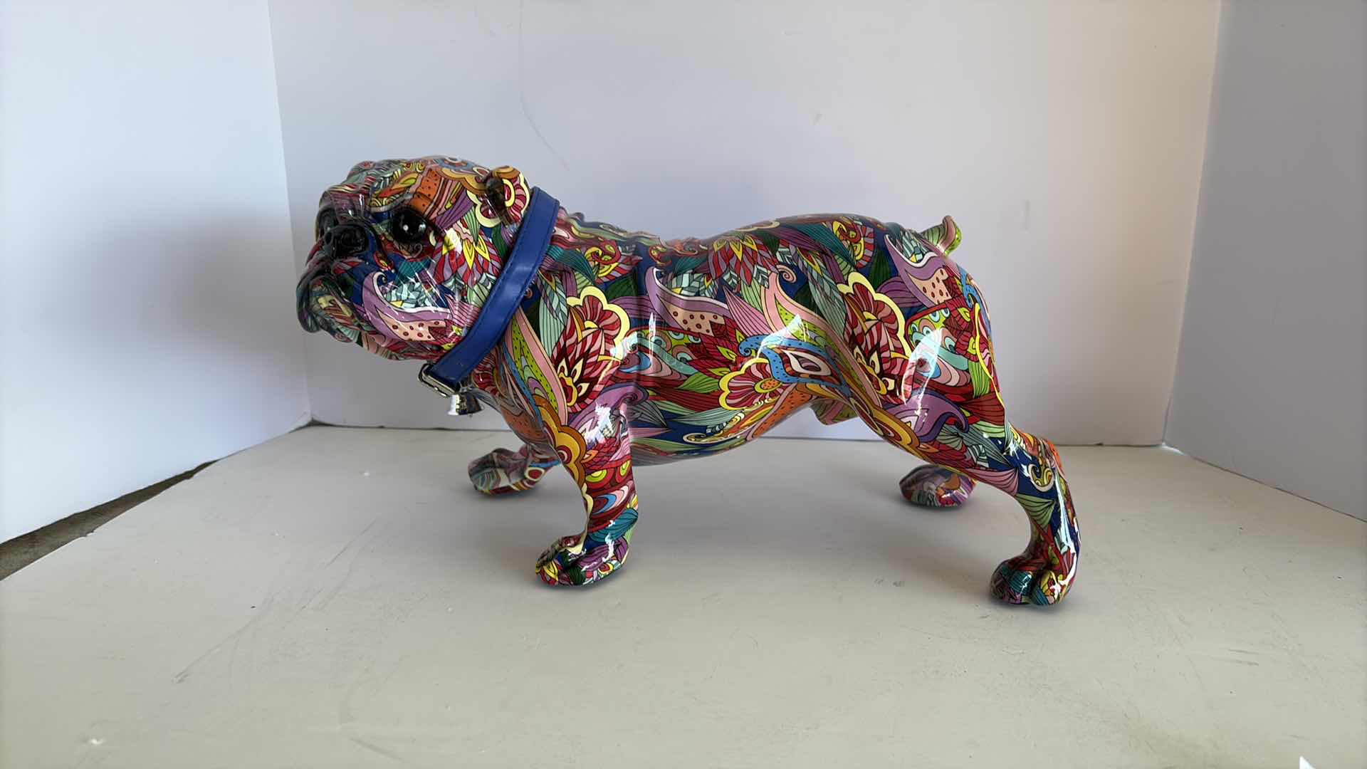 Photo 1 of BRANI COLLECTION CERAMIC FIGURES GRAFFITI BULLDOG 15”X7”X8”H