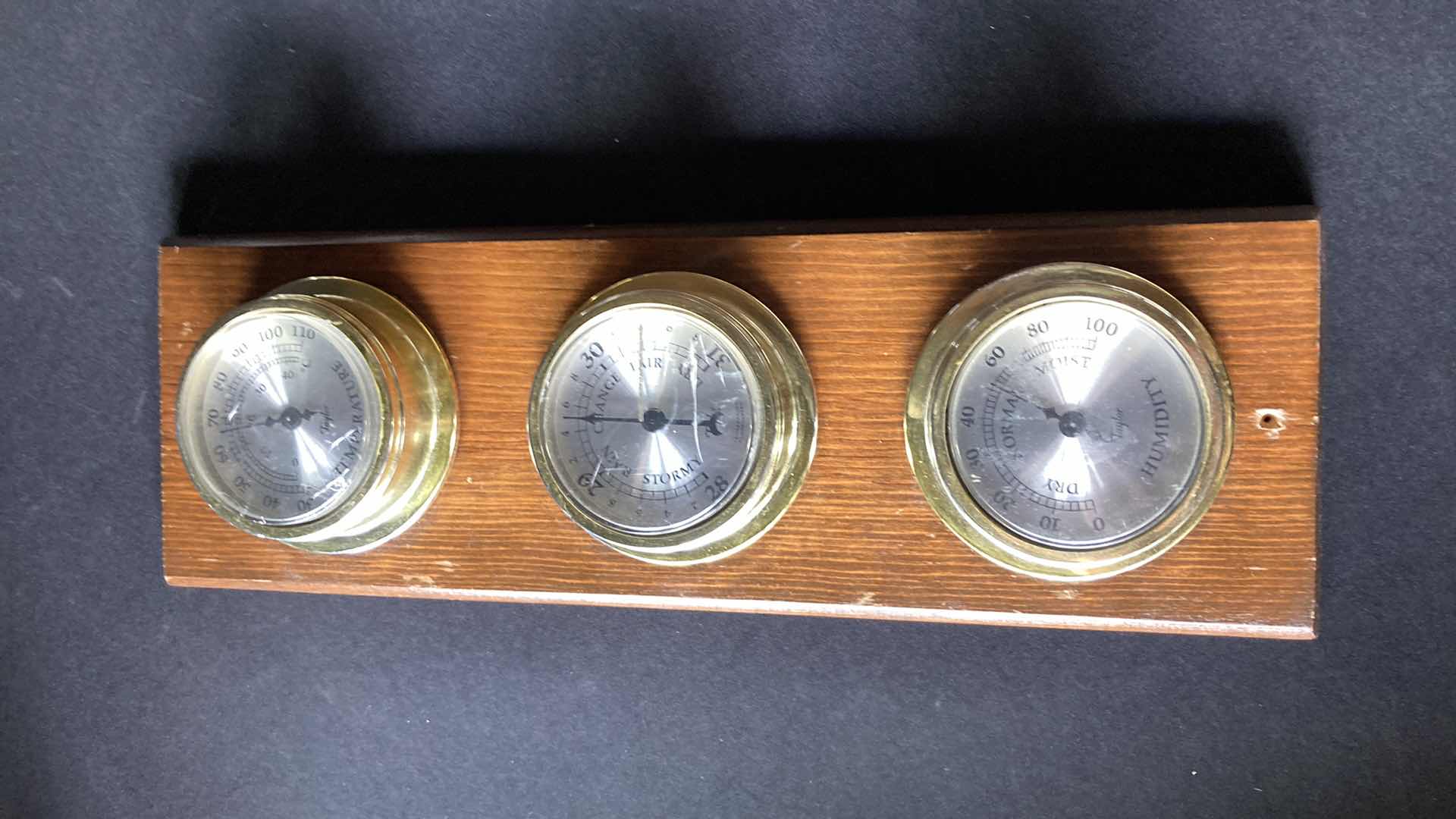 Photo 6 of WEATHERED WOOD THERMOMETERS (3) H 21in