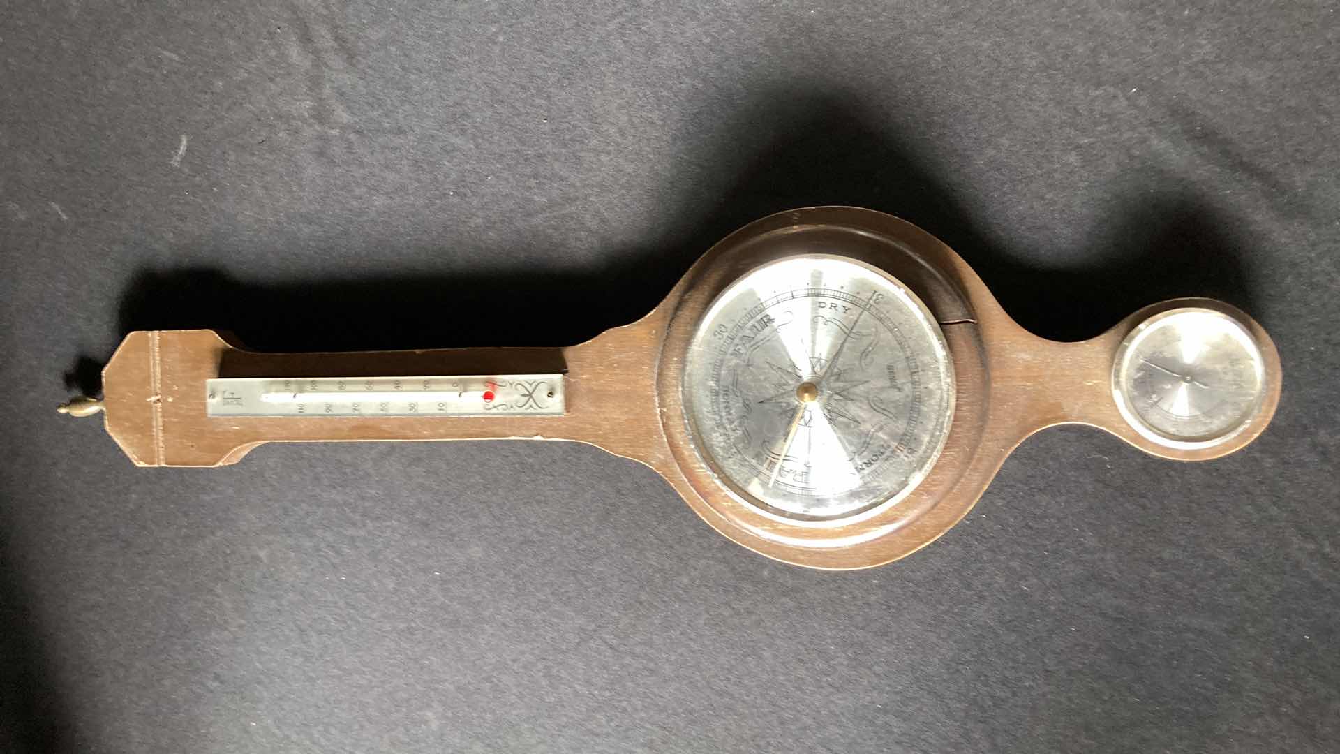 Photo 2 of WEATHERED WOOD THERMOMETERS (3) H 21in