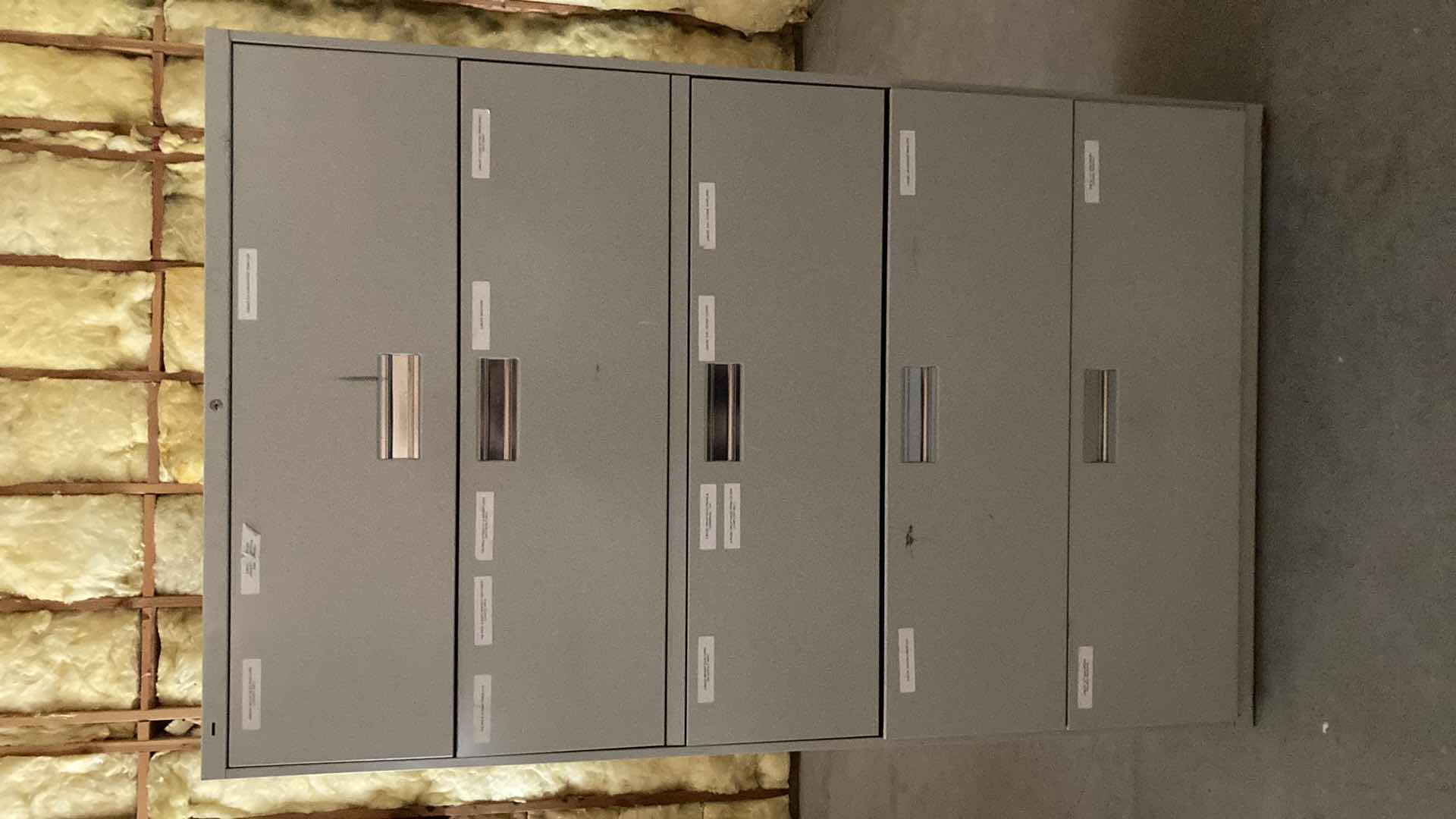 Photo 1 of LATERAL 5 DRAWER FILING CABINET 42in X 19in H 76in