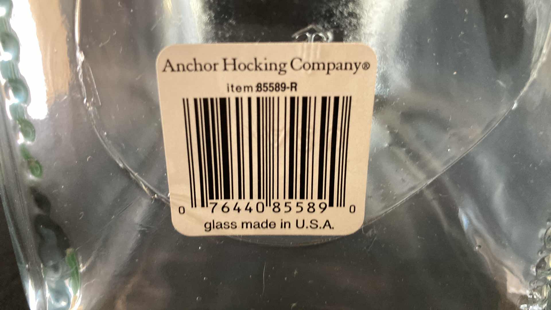 Photo 4 of NEW ANCHOR HOCKING CO 2QT SQUARE GLASS STORAGE JARS (4)