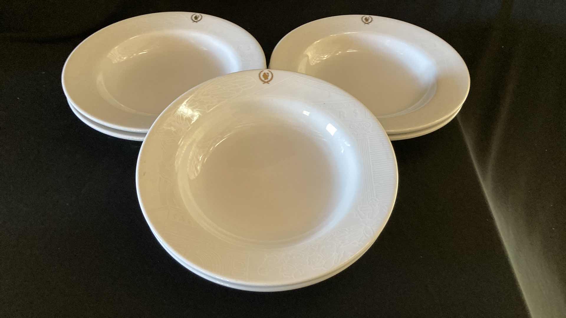 Photo 1 of CAESARS PALACE SANT ANREA ROYAL PORCELAIN 9.25” SALAD BOWLS (6)