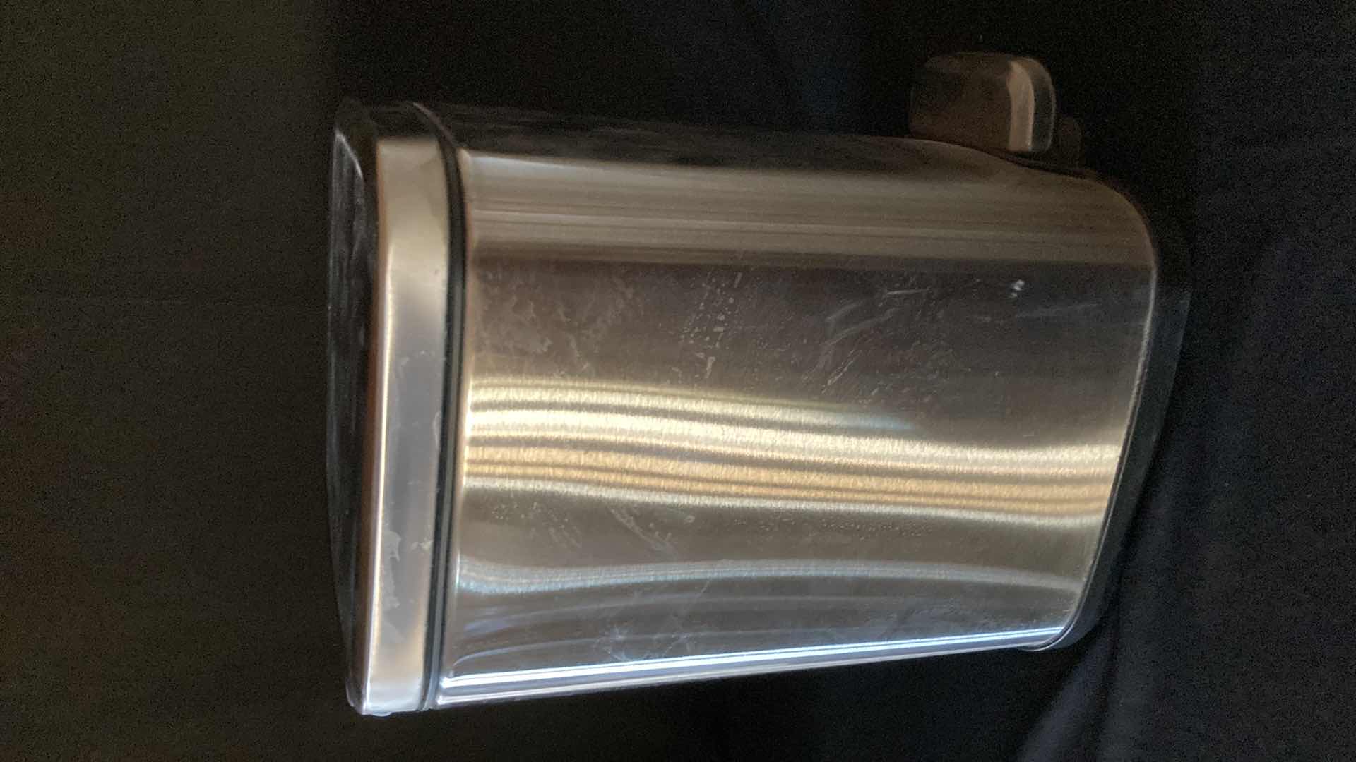 Photo 2 of STAINLESS STEEL MINI TRASHCAN 8” X 10” H 11.25”