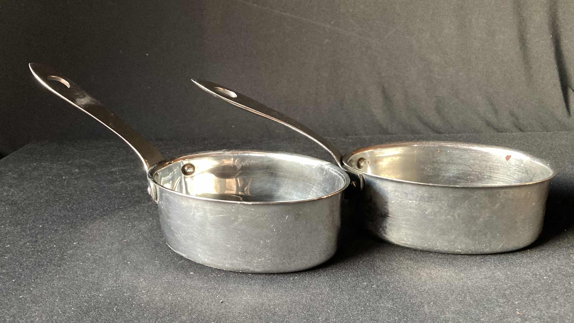 Photo 1 of DW HABER & SON NY OBLONG POTS (2) 4.75” X 10.5” H 2”