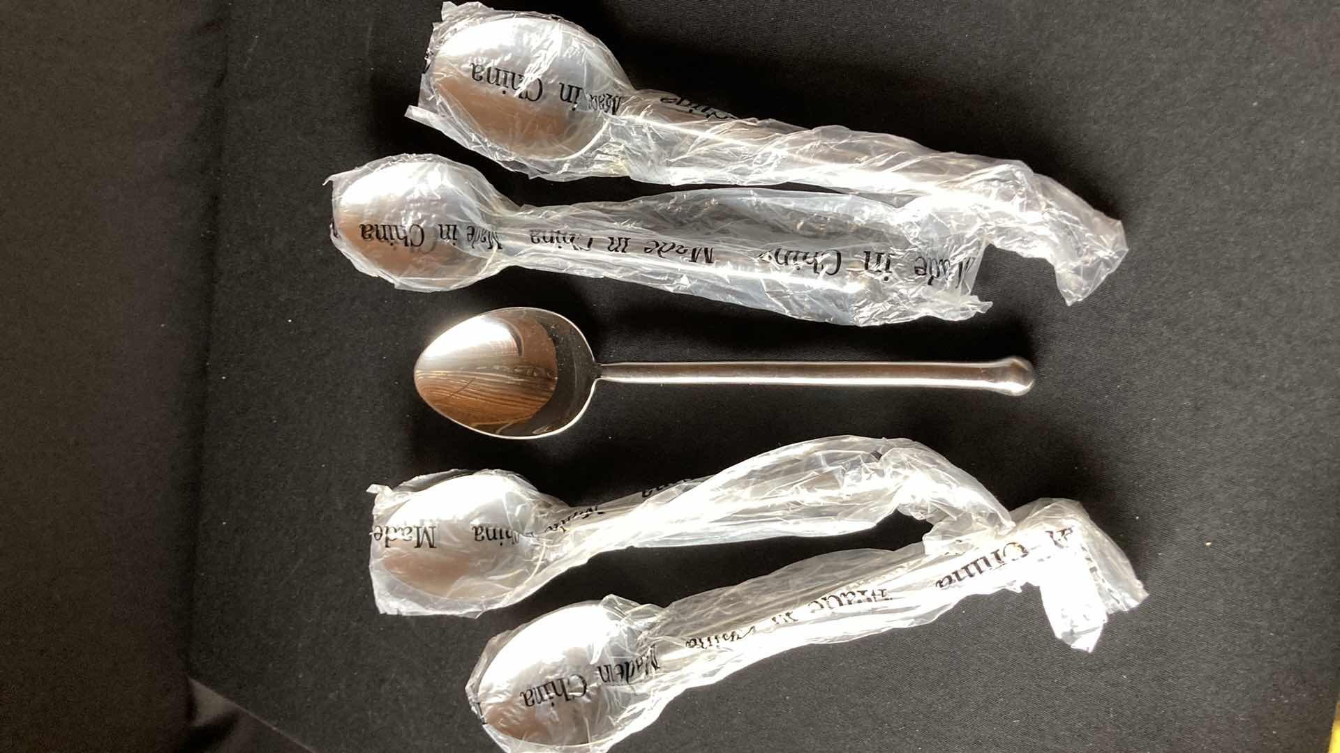 Photo 1 of NEW WALCO STAINLESS STEEL SERVING SPOONS (5) 10.5”
