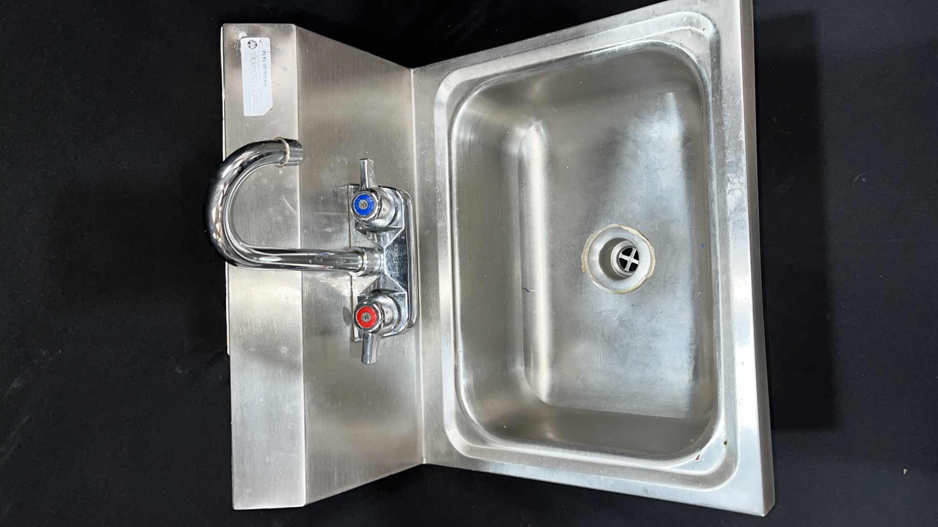 Photo 4 of BK RESOURCES STAINLESS STEEL HAND SINK 17.25” X 15.5” X 14”H (MODEL #BKHS-W-1410)