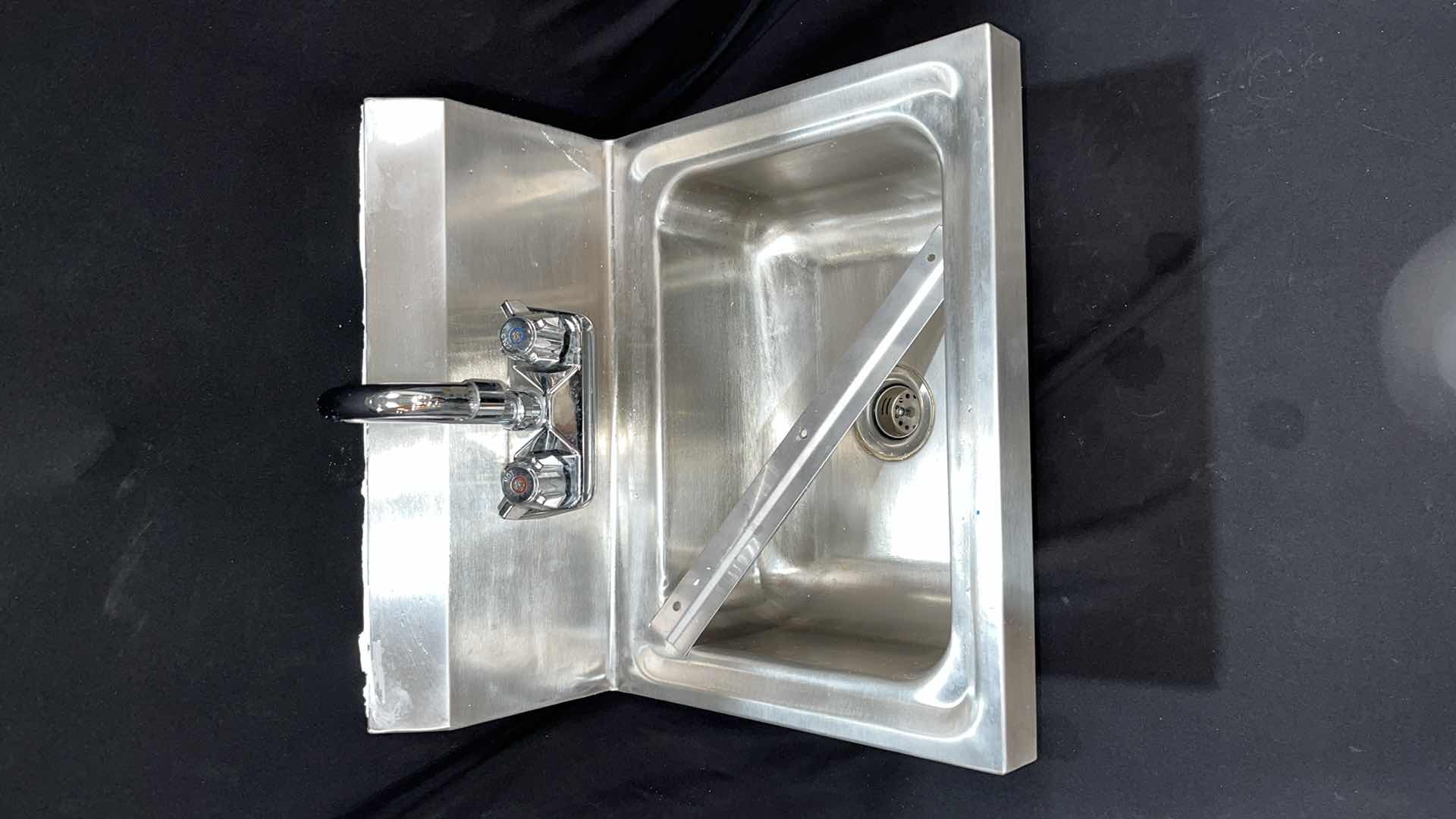 Photo 2 of STAINLESS STEEL HAND SINK 15” X 17.25” X 15”H