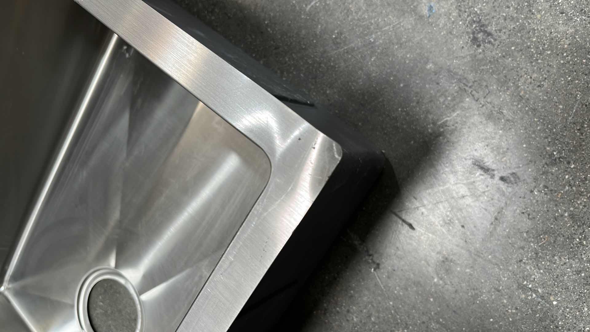 Photo 5 of STAINLESS STEEL DOUBLE BASIN SINK 22” X 32.75” X 9.5”H