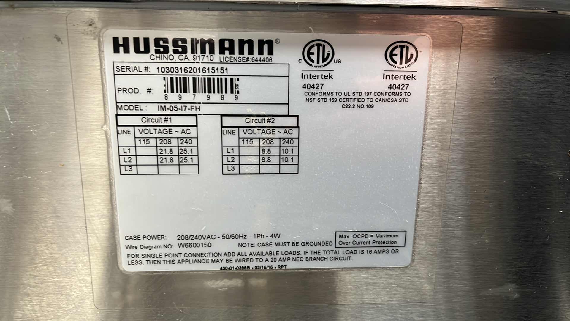 Photo 10 of HUSSMANN COMMERCIAL SELF-SERVICE FOOD COUNTER W HOT WELLS (MODEL IM-05-I7-FH)