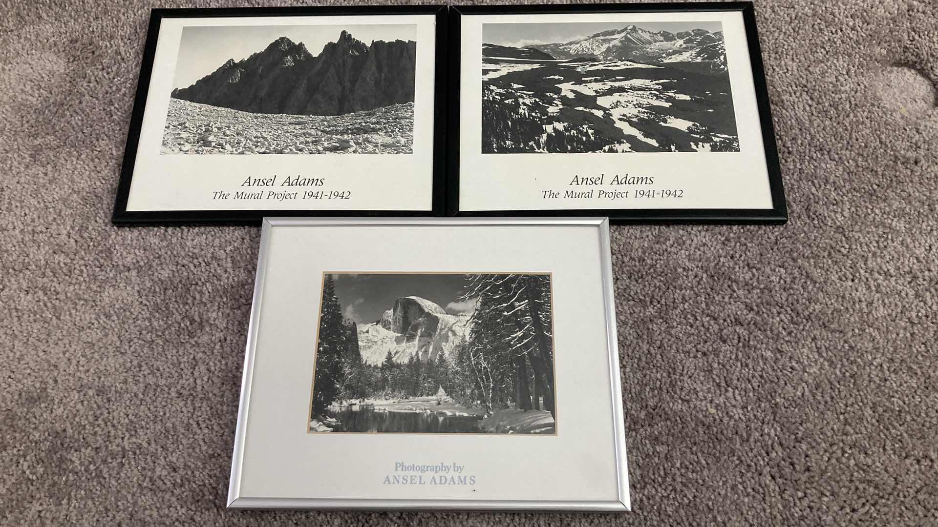 Photo 3 of THE MURAL PROJECT ANSEL ADAMS 1941-1942 FRAMED PHOTOS (4)