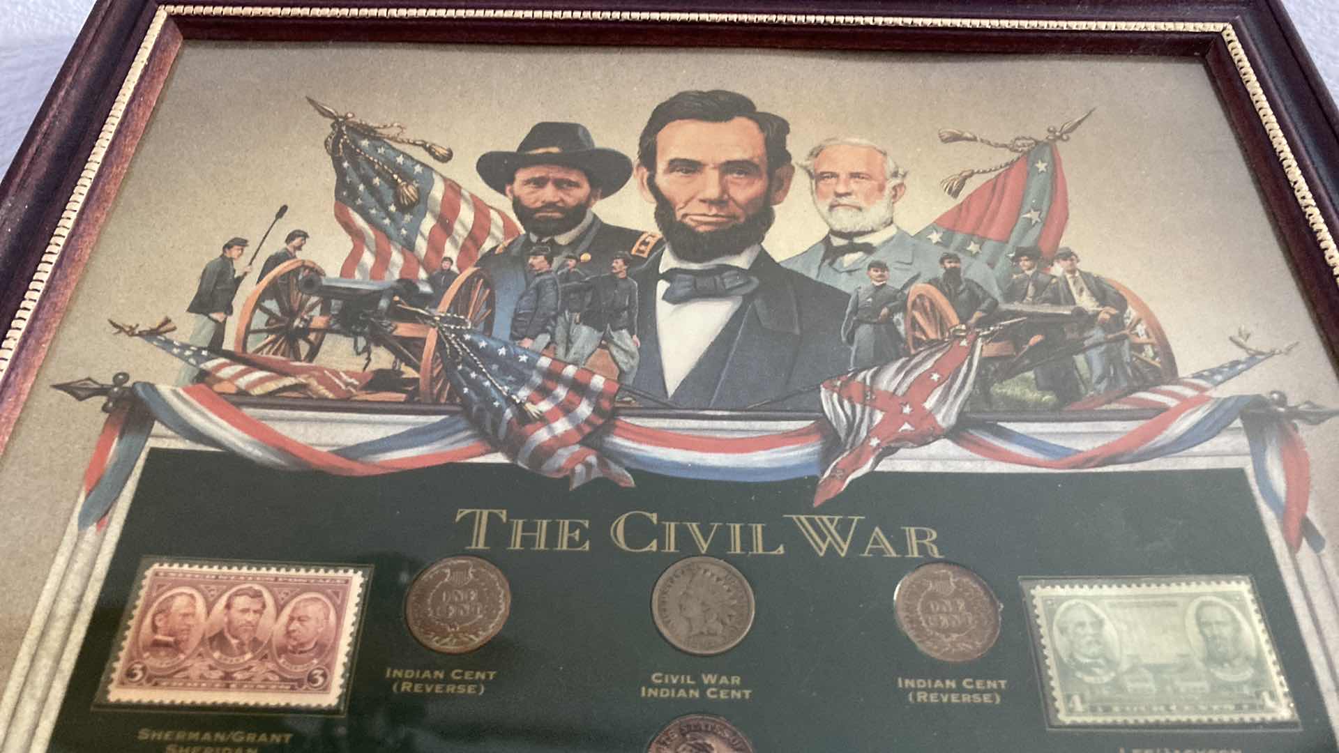 Photo 2 of THE CIVIL WAR RE-CREATION CURRENCY ARTWORK 12.25” X 15.25”