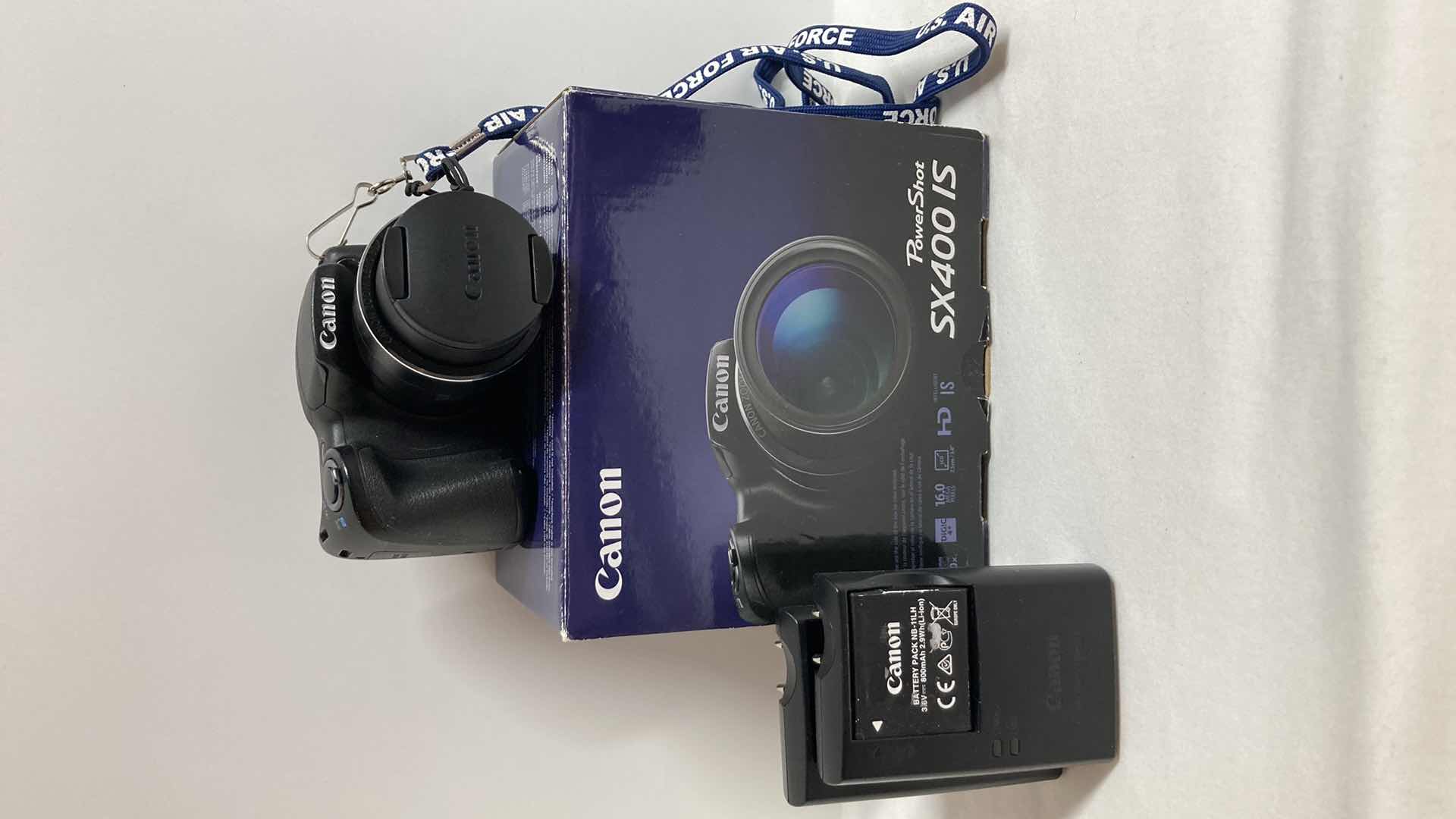 Photo 1 of CANON POWER SHOT CAMERA MODEL SX400 IS W BATTERIES & CHARGERS
