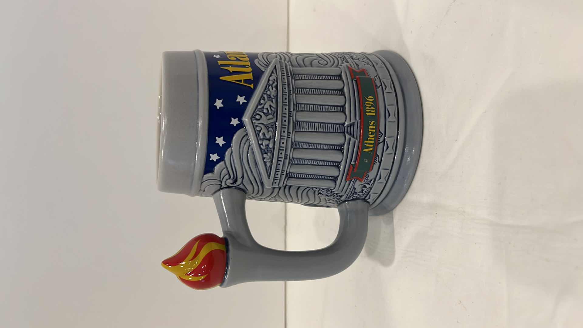 Photo 5 of ANHEUSER-BUSCH, INC. ATLANTA 1996 OLYMPIC GAMES STEIN, 100TH OLYMPIC GAMES, 1992, COA INCLUDED