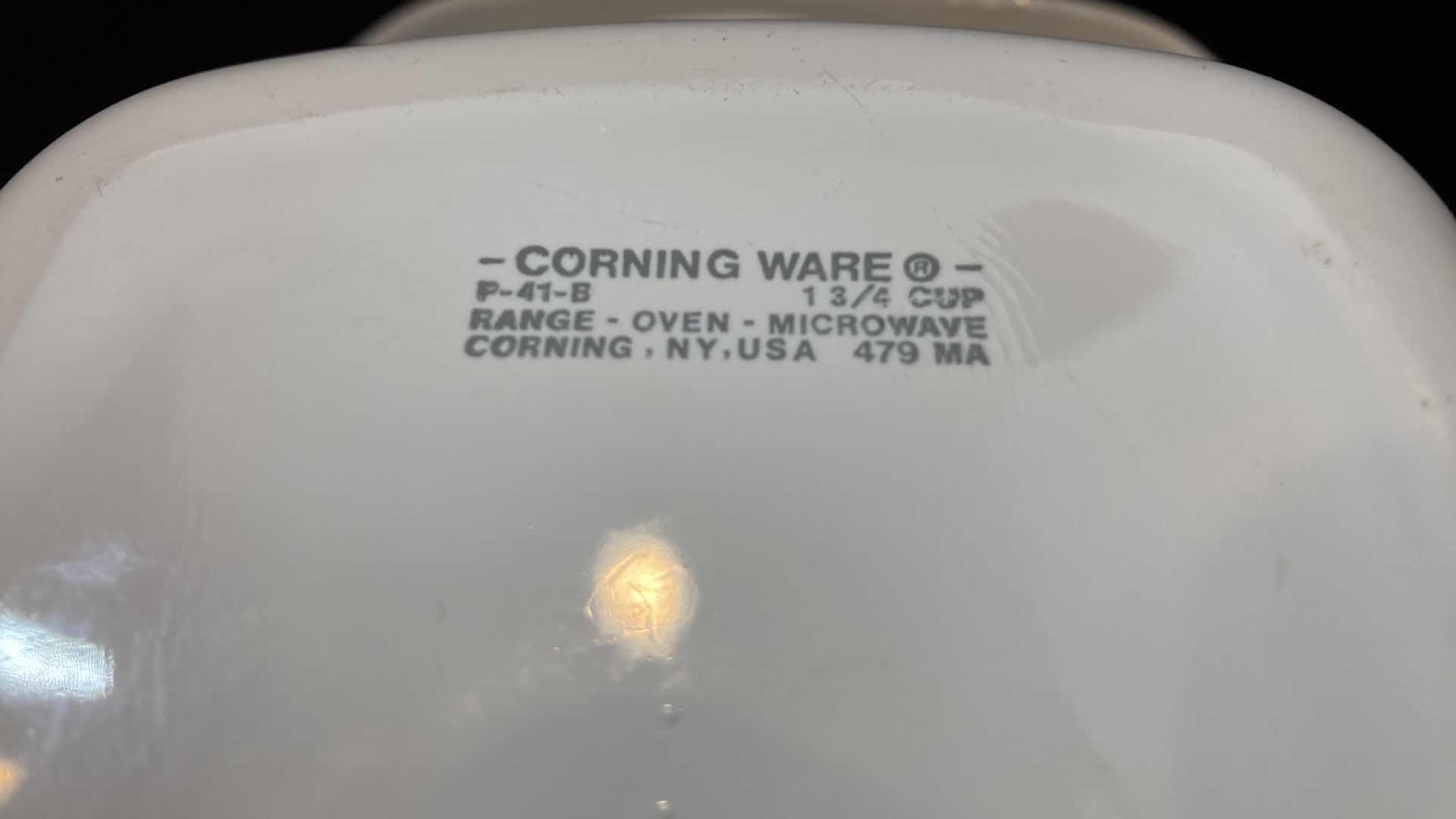 Photo 6 of CORNING WARE WILD FLOWER CASSEROLE BOWLS (2)