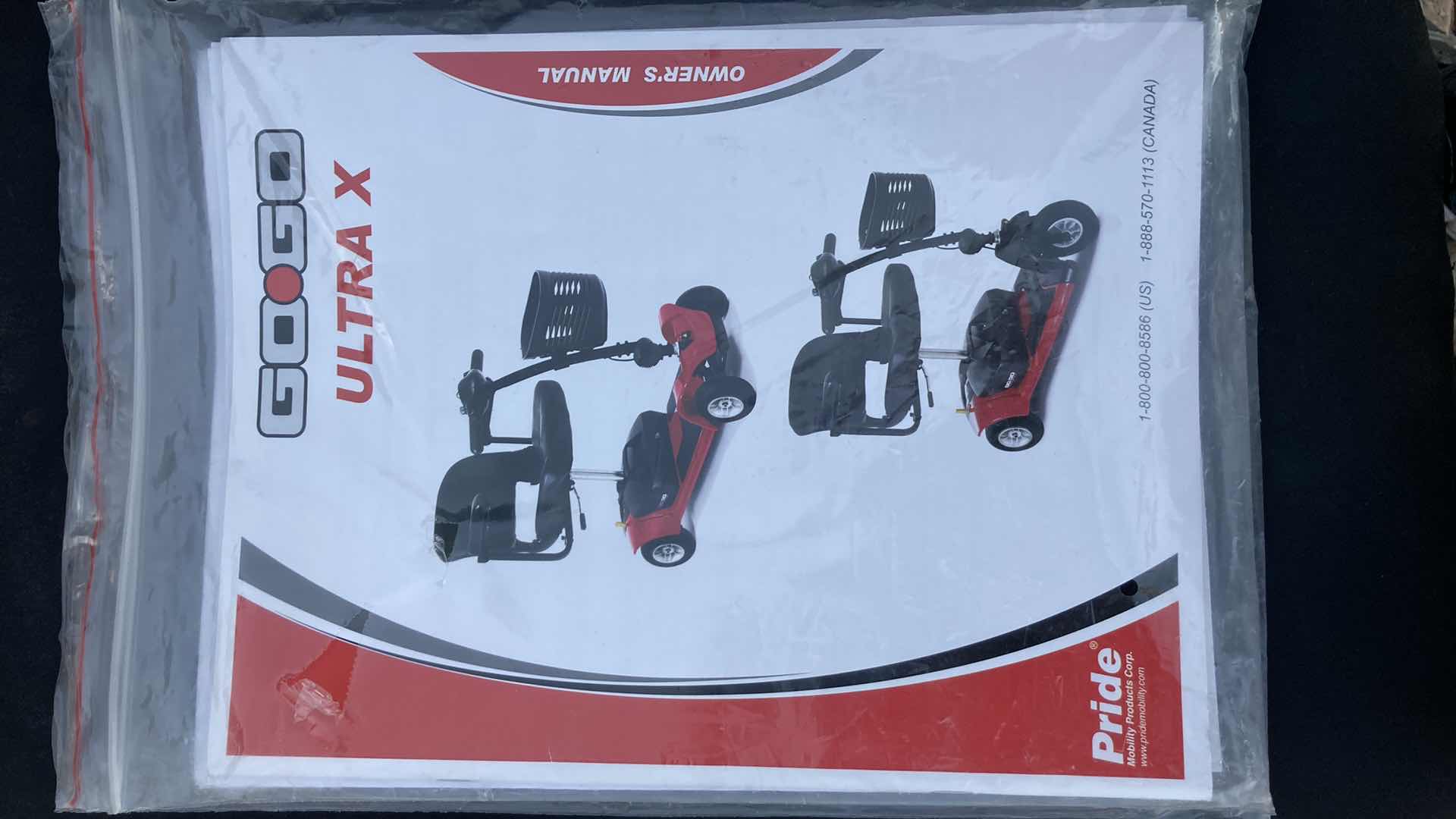 Photo 7 of PRIDE GO-GO ULTRA X SCOOTER W NEW BATTERIES, SEAT PAD, 2 CHARGERS