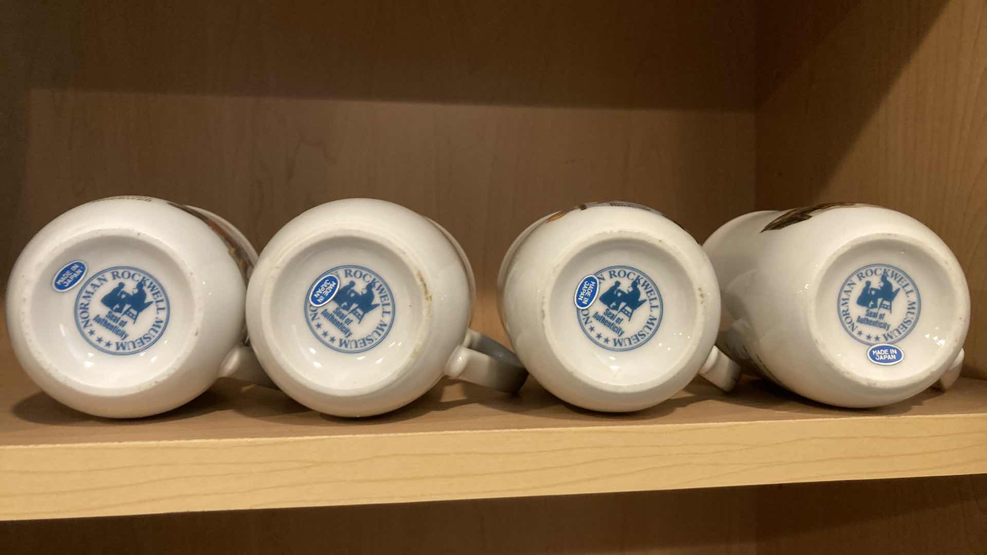 Photo 7 of NORMAN ROCKWELL MUSEUM MUG SET (4)