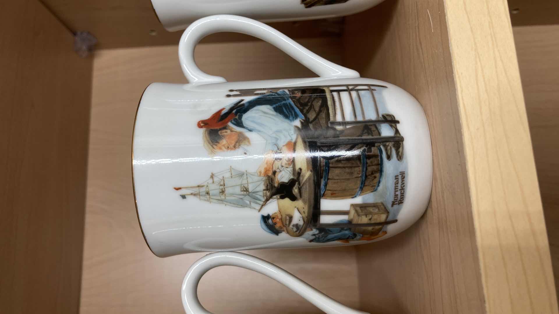 Photo 4 of NORMAN ROCKWELL MUSEUM MUG SET (4)