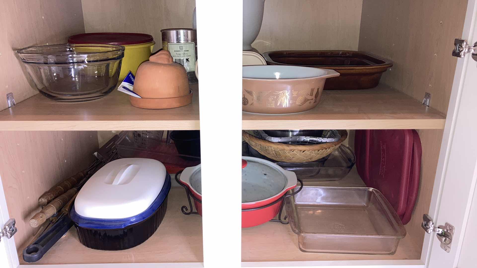 Photo 1 of BAKEWARE & FOOD STORAGE CONTAINERS W BBQ UTENSILS VARIOUS PURPOSES