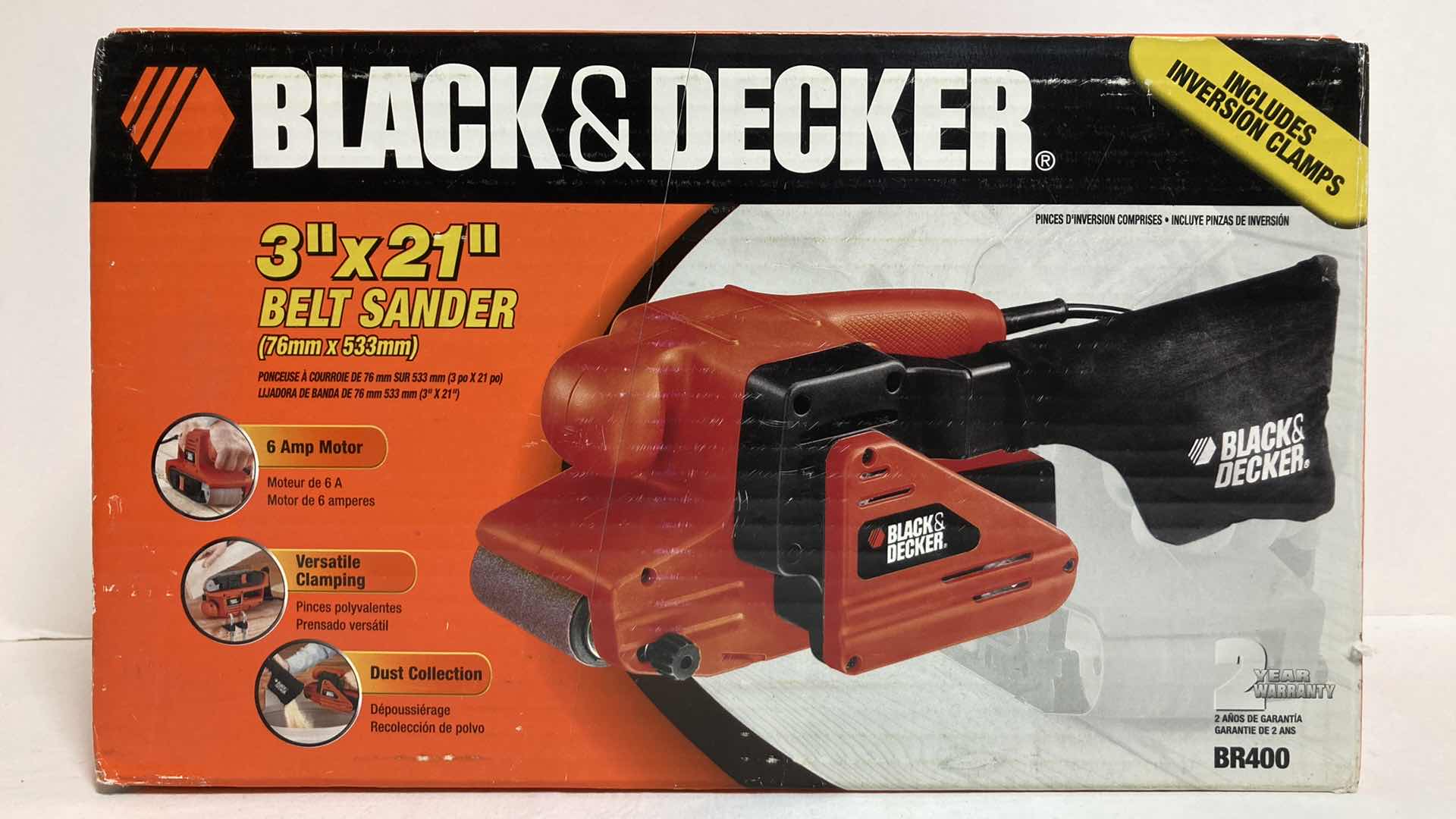 Photo 1 of BLACK & DECKER BELT SANDER MODEL BR400