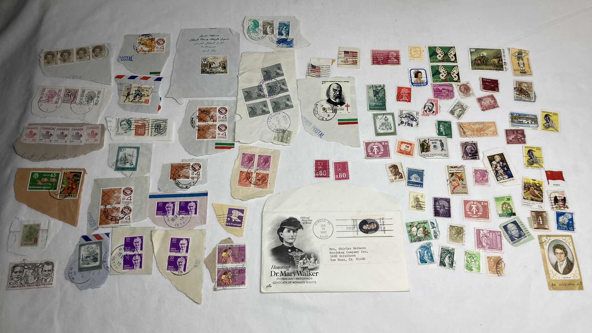 Photo 1 of STAMPS FROM AROUND THE WORLD (APPROX 75)