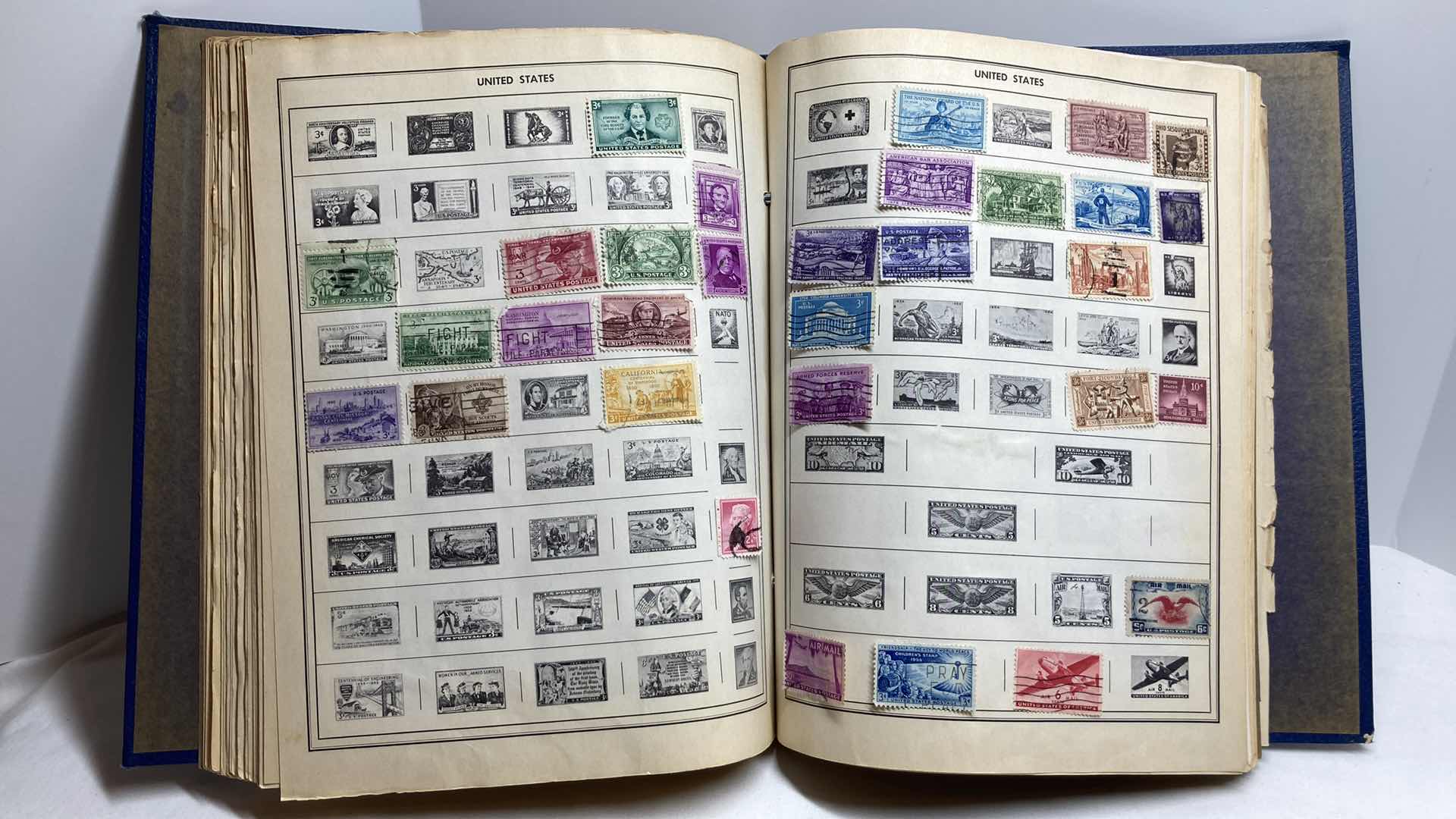 Photo 8 of THE AMBASSADOR ALBUM POSTAGE STAMPS OF THE WORLD BOOKLET PRINTED 1957 COPYRIGHT 1954 W VARIOUS STAMPS