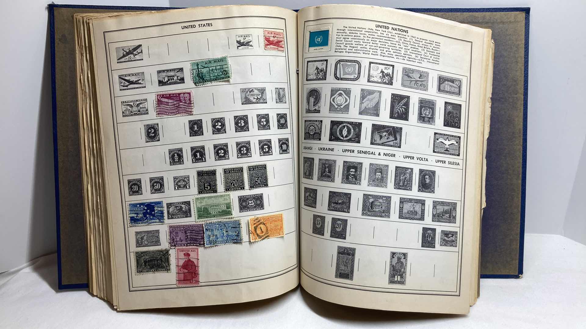 Photo 10 of THE AMBASSADOR ALBUM POSTAGE STAMPS OF THE WORLD BOOKLET PRINTED 1957 COPYRIGHT 1954 W VARIOUS STAMPS