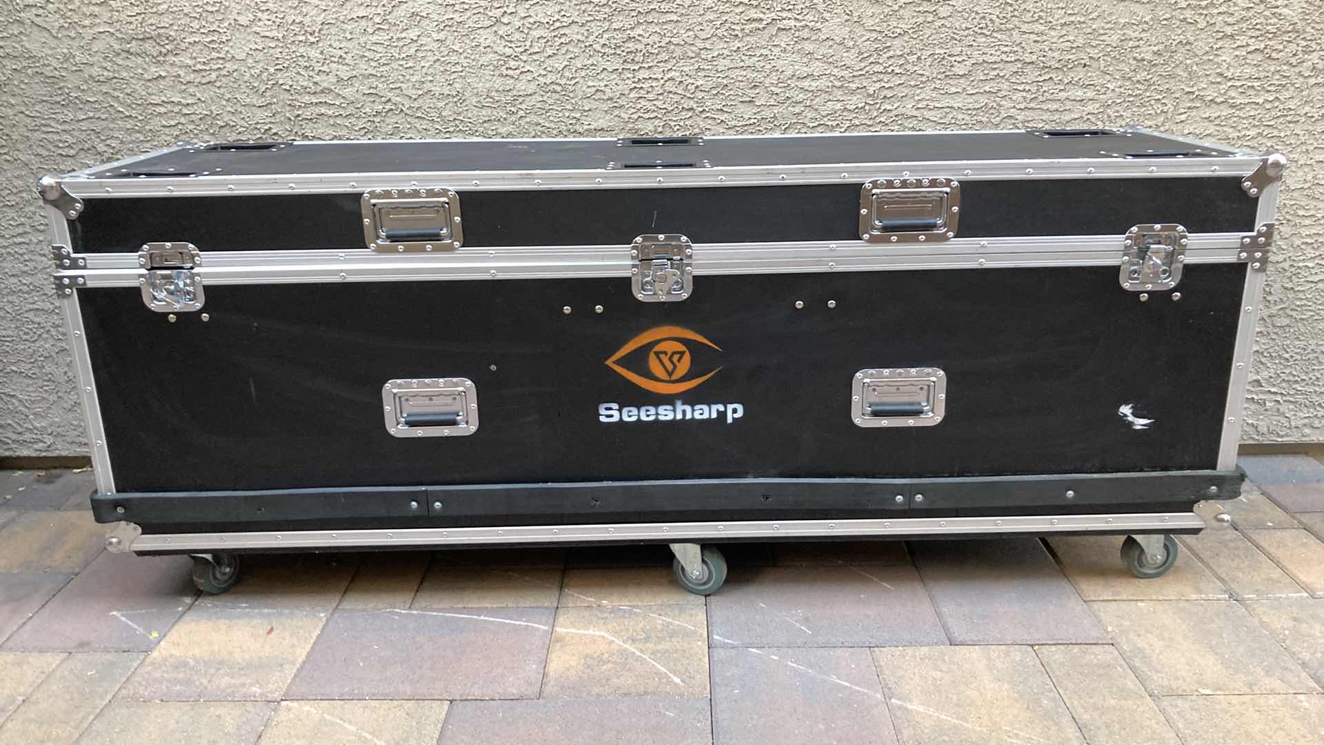 Photo 1 of T BRISUN CASE CO STAGE CASE ON CASTERS 80” X 22” H32”