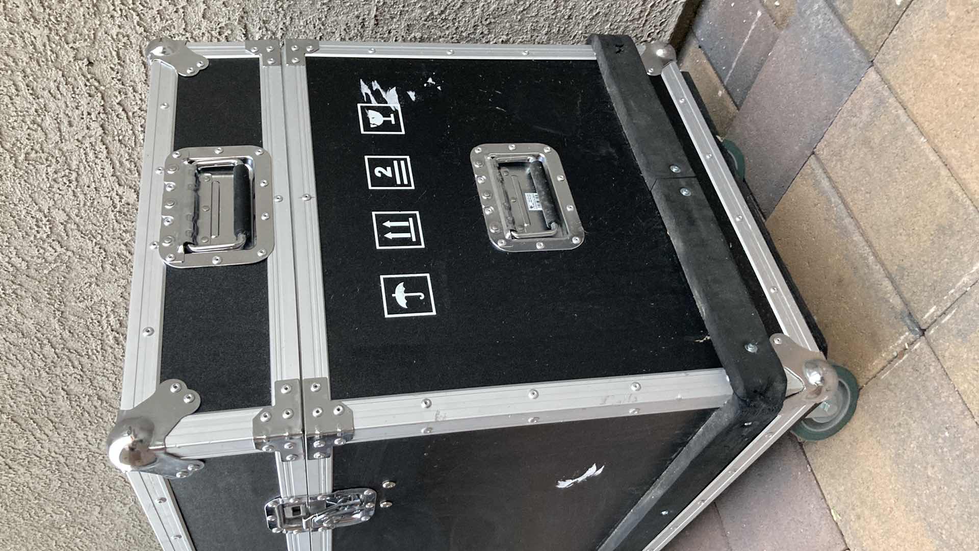 Photo 3 of T BRISUN CASE CO STAGE CASE ON CASTERS 80” X 22” H32”