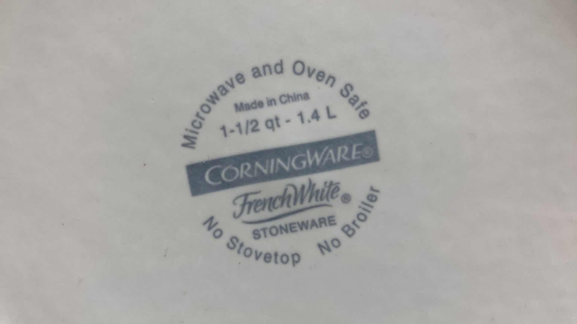 Photo 14 of CORNING WARE CASSEROLE DISHES (3)