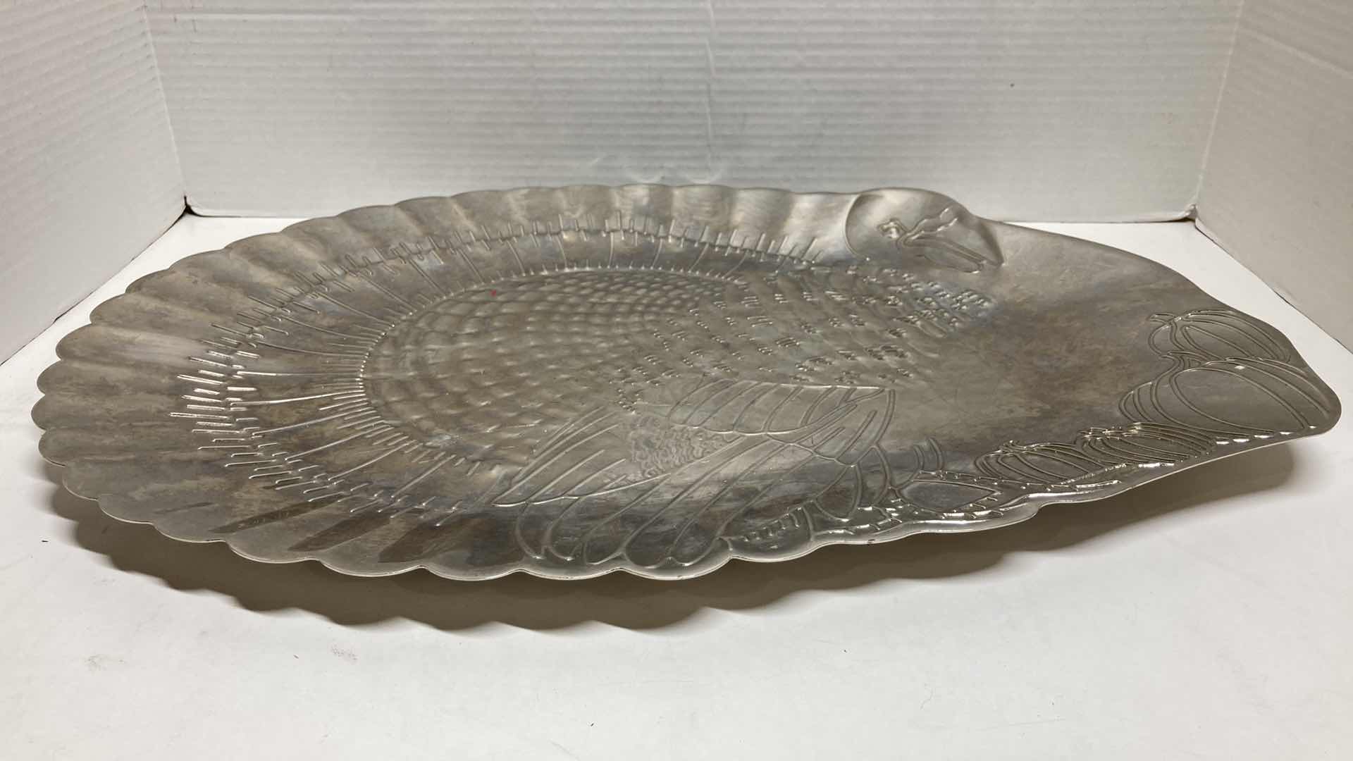 Photo 2 of INTERNATIONAL SIVER COMPANY TURKEY PLATTER 19” X 14”