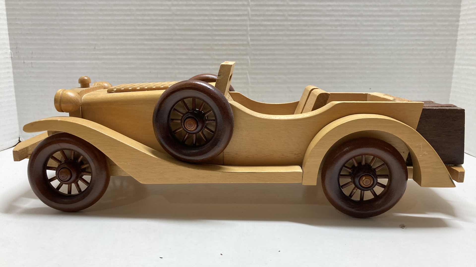 Photo 4 of EARLY-CENTURY STYLE WOOD AUTOMOBILE DECOR 15” X 5” H5”