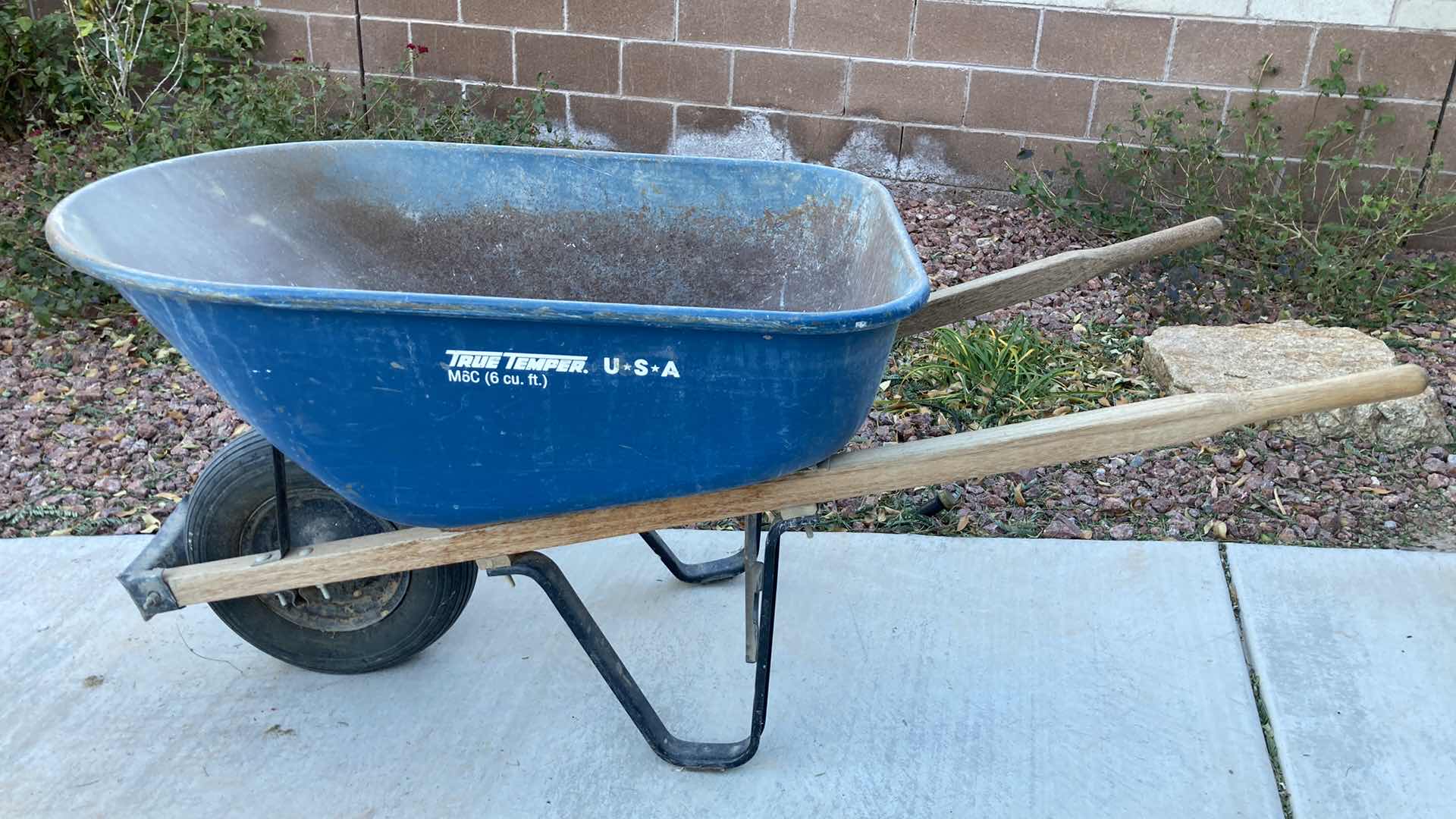 Photo 4 of TRUE TEMPER 6CUFT WHEEL BARREL MODEL M6C 60” X 25.5” H26.5”