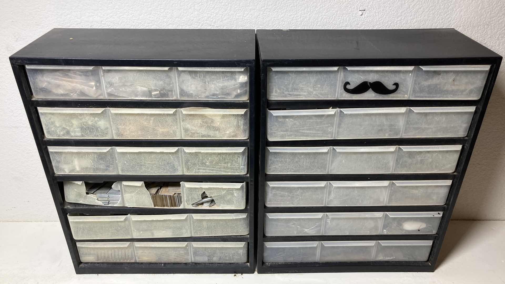 Photo 1 of HARDWARE 6 DRAWER 20 COMPARTMENT STORAGE W HARDWARE INCLUDED (2) 14.25” X 6.5” H18”