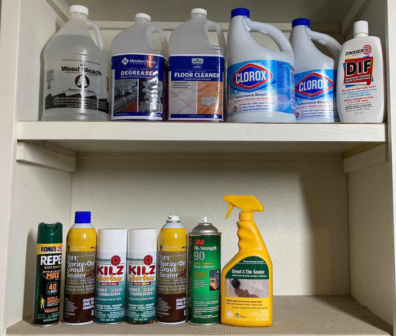 Photo 1 of HOUSEHOLD CLEANER & CHEMICALS